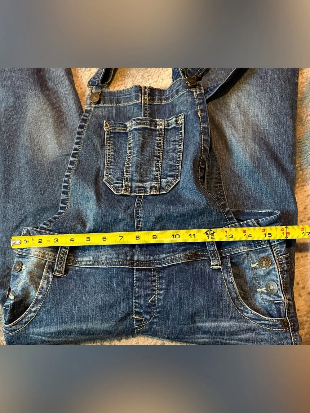Wallflower Size M Blue Women’s Denim Overalls
